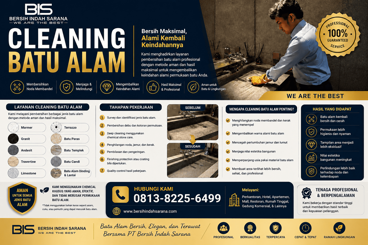 CLEANING BATU ALAM PROFESIONAL